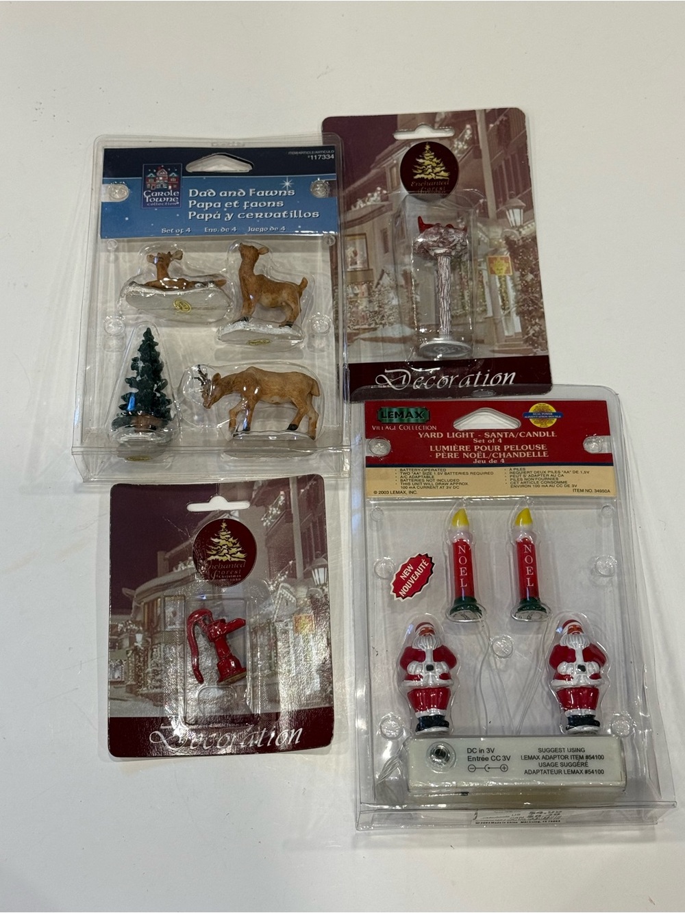 Lemax Village Christmas Accessories Lot